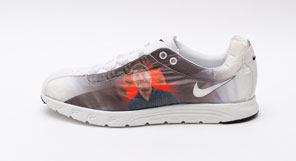 NIKE MAYFLY - WHT/WHT-BLK-RED-BLK - PROMO SAMPLE