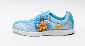 NIKE MAYFLY - BALTIC BLUE/TRUE WHT-BLK - PROMO SAMPLE